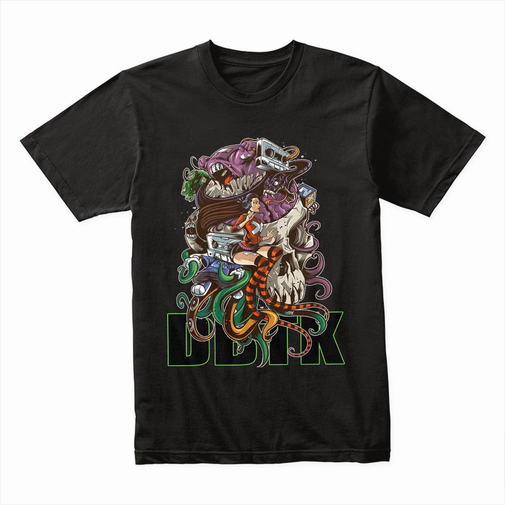 Neon Chaos: The Ultimate Mashup Tee