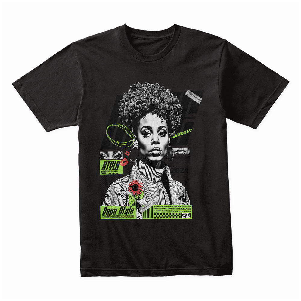 Dope Style '24: Afro Futurist Vibe Tee