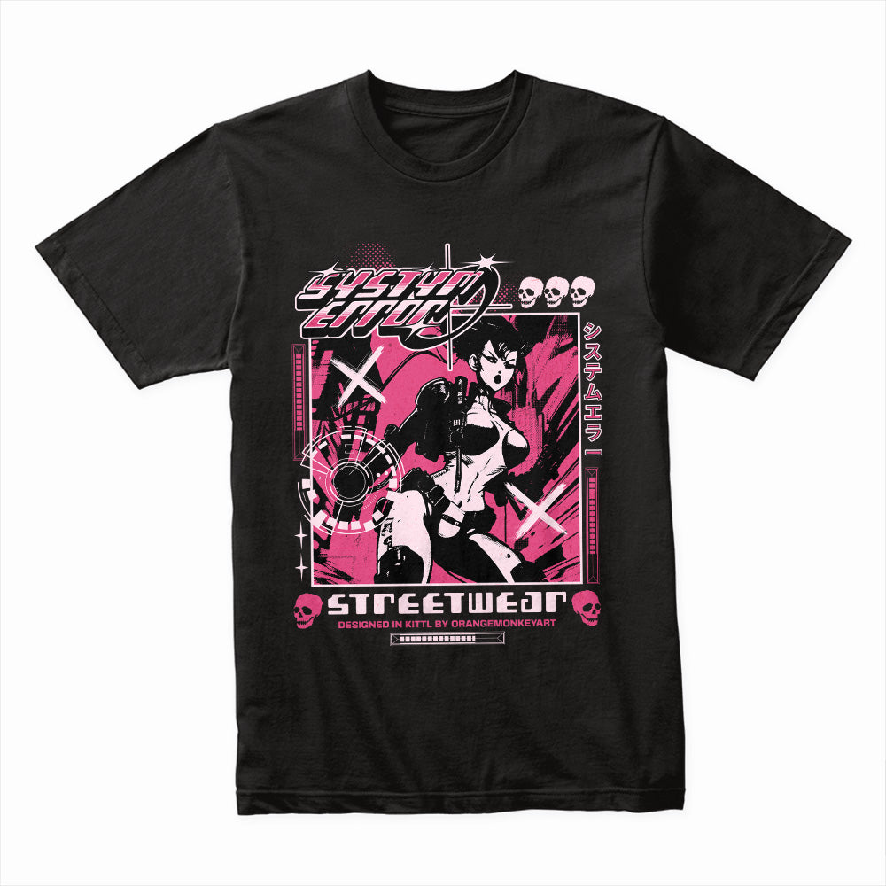 Neon Outlaw: System Error Cyberpunk Tee