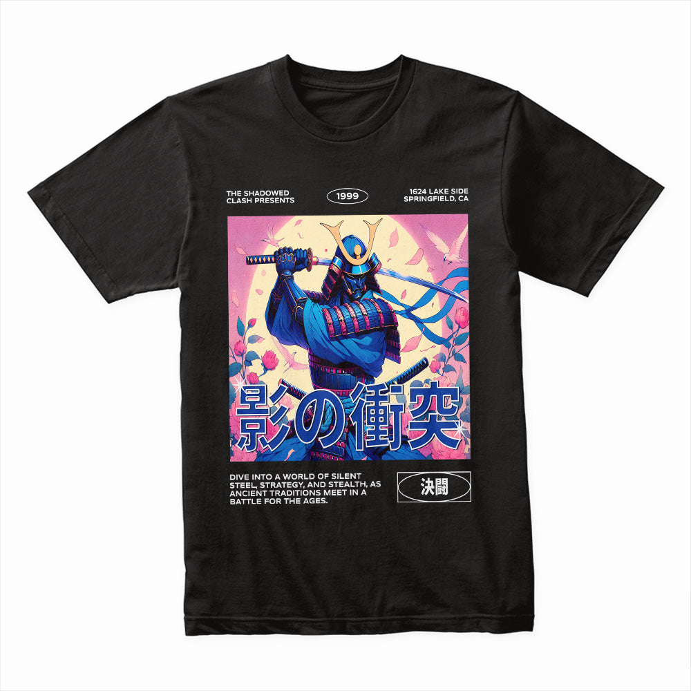 Silent Steel: Clash of Shadows Samurai Tee