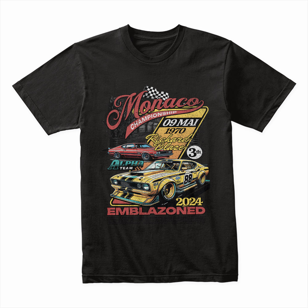 Retro Racer: Monaco Championship Legends Tee