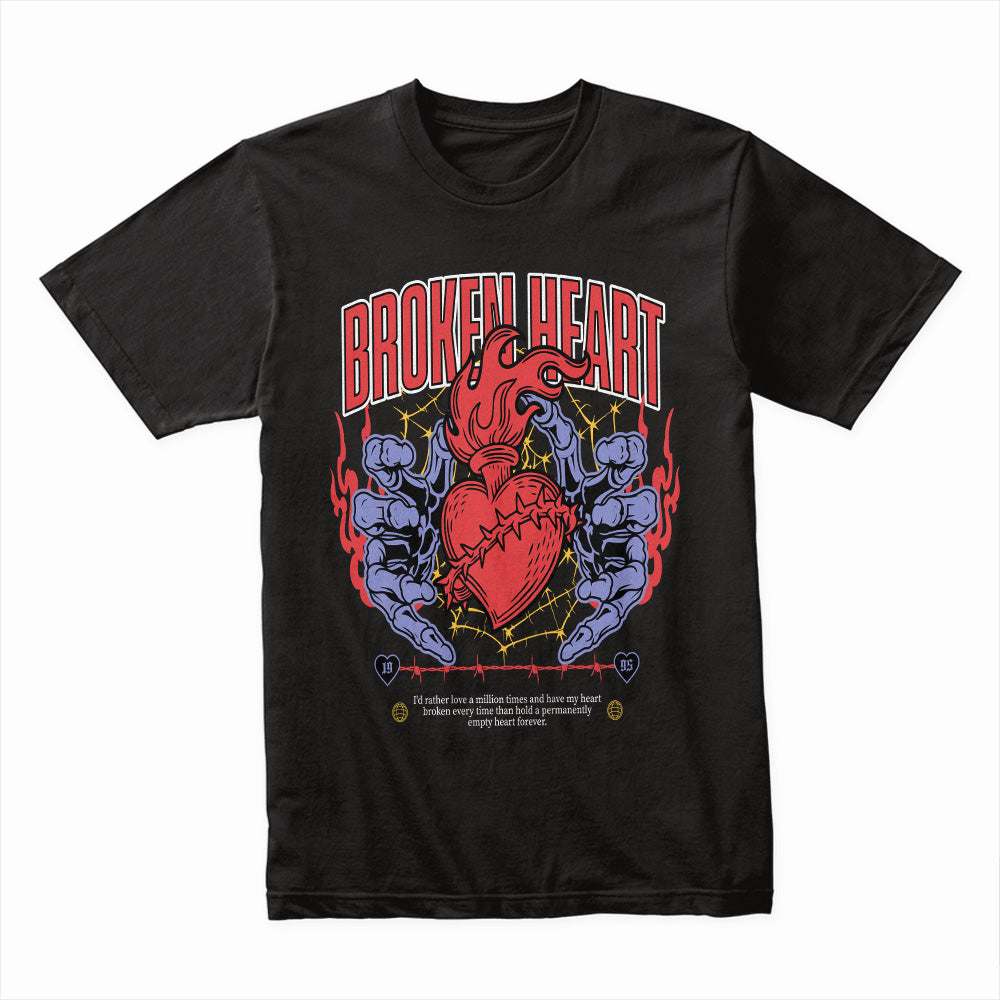 Infernal Love: Broken Heart Flame Tee