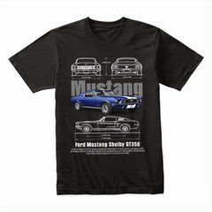 Ford Mustang Shelby GT350 Blueprint Edition | Classic Muscle Car T-Shirt