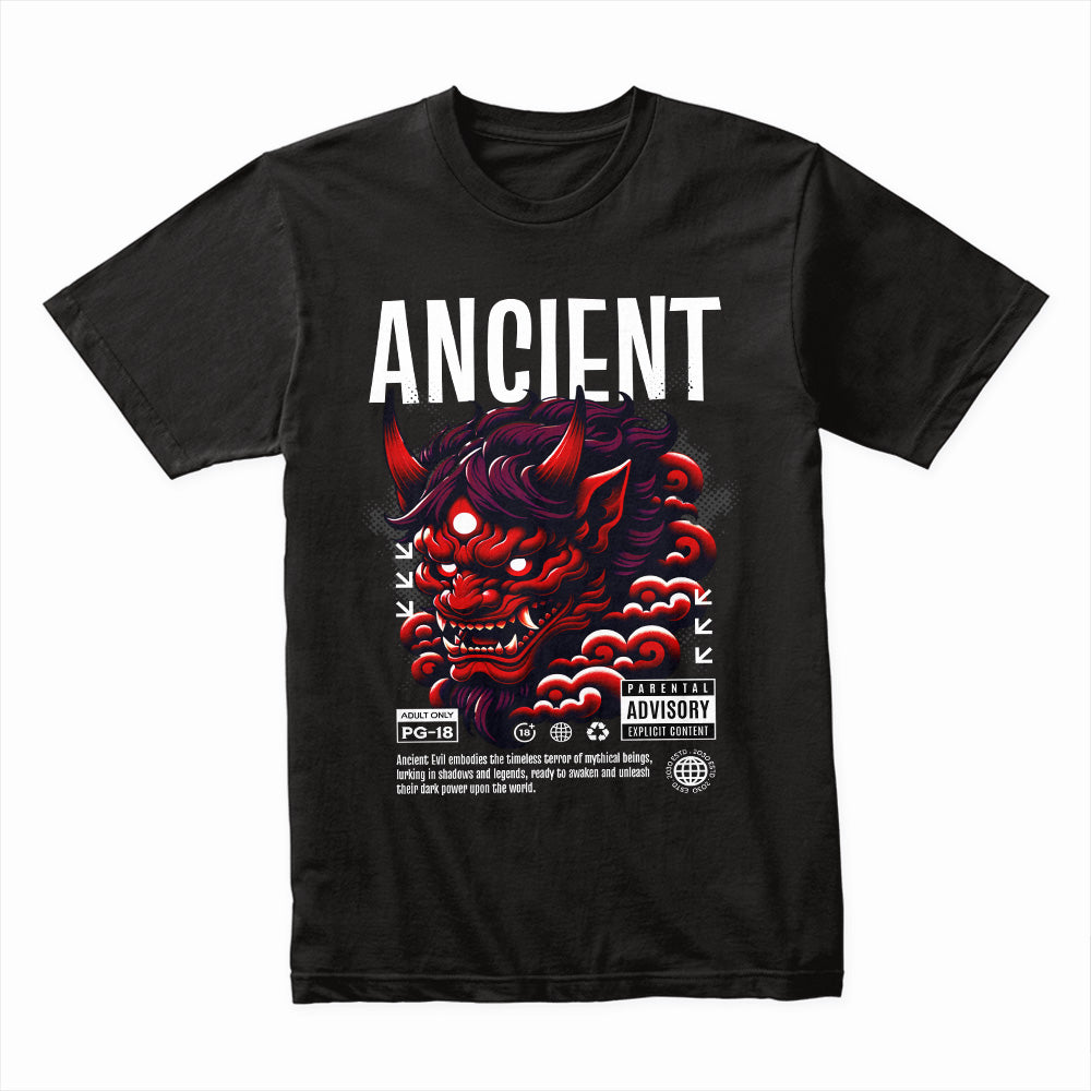 ANCIENT EVIL: Oni Demon Streetwear Tee