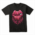 Silence Speaks: Bold Lips Statement Tee