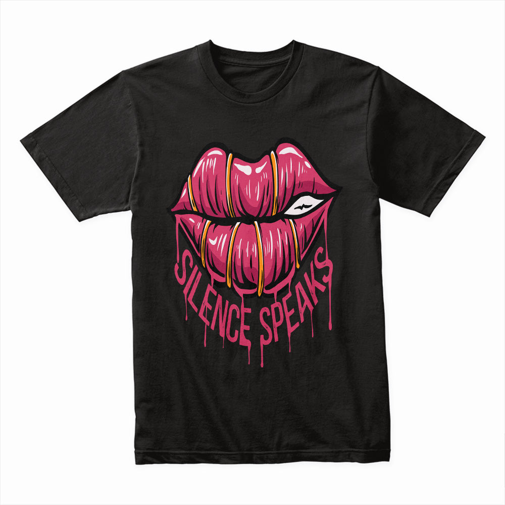 Silence Drips: The Loud Lip Statement Tee