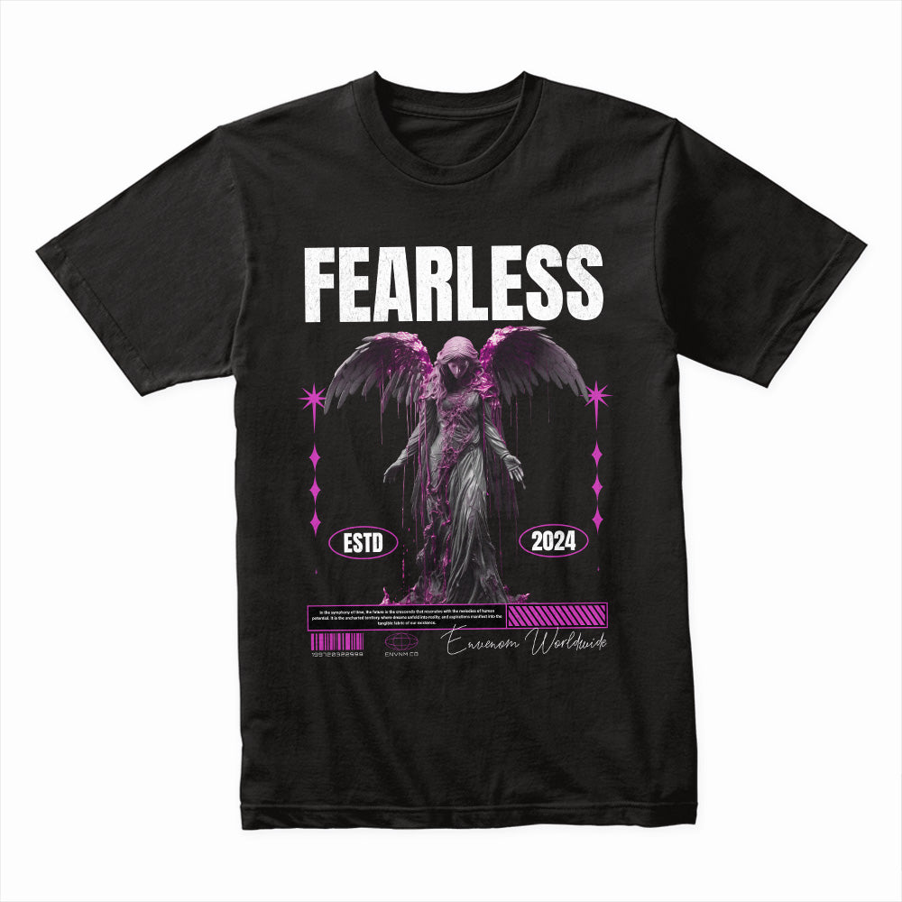 Fearless Guardian: Dark Angel Streetwear Tee