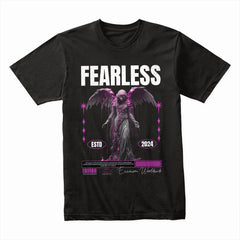 Fearless Guardian: Dark Angel Streetwear Tee