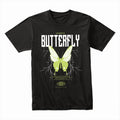 Electric Metamorphosis: Authentic Butterfly Streetwear Tee