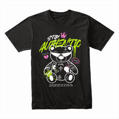 STAY AUTHENTIC: Graffiti Bear Expression Tee