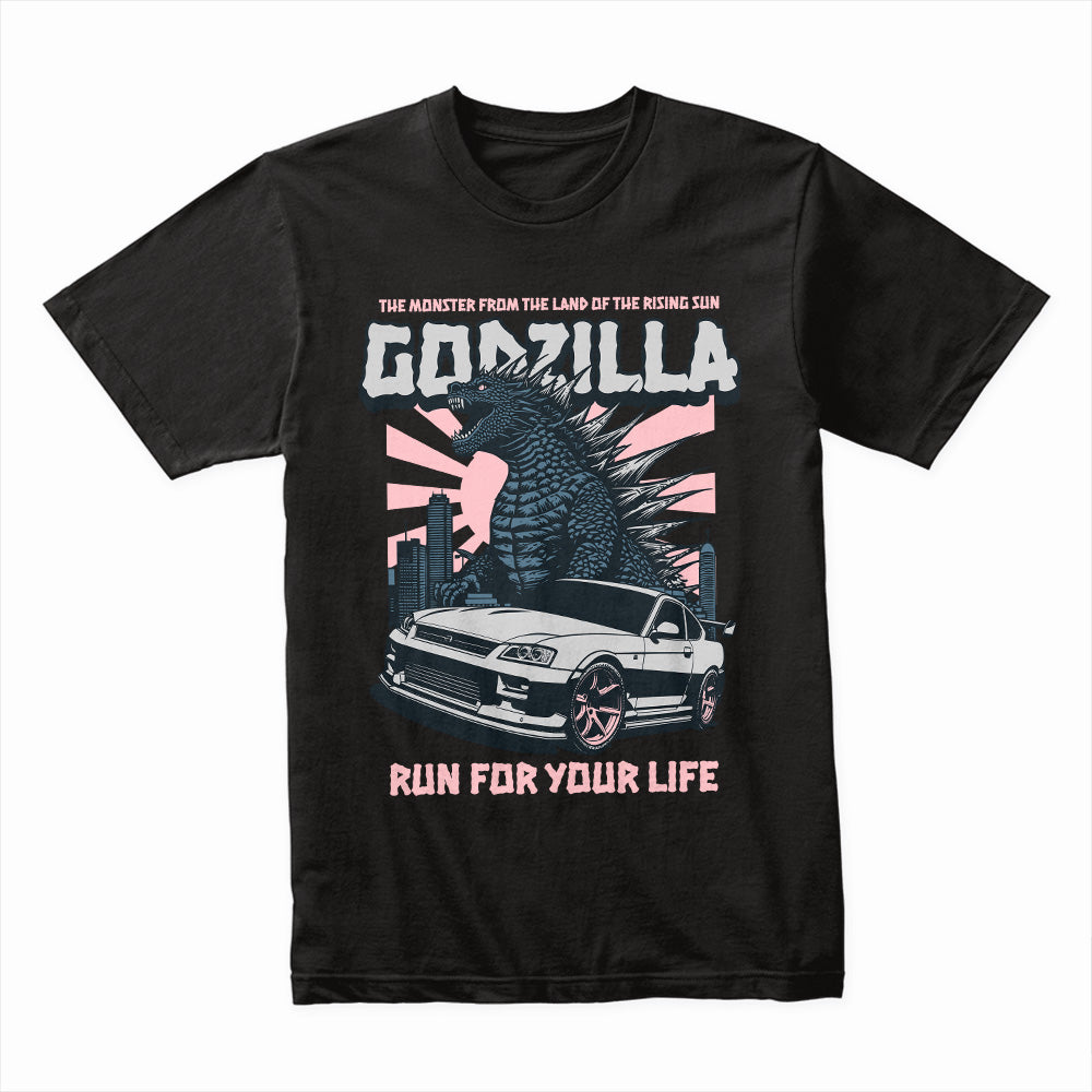 Kaiju Racer: Godzilla Skyline Fury Tee