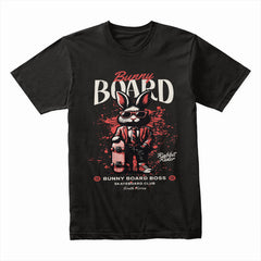 Bunny Board Boss: Rabbit Rider Skate Tee
