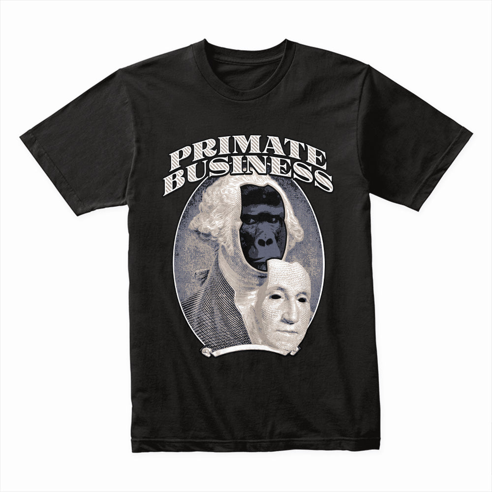 Primate Business: The Ape Behind the Mask Tee
