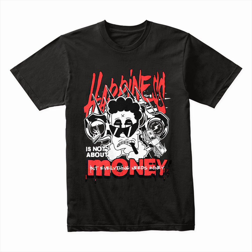 Street Cash “Happiness vs. Money” Tee