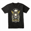 Famous Heroes Vintage Eagle & Skull T-Shirt – Classic Bold Design