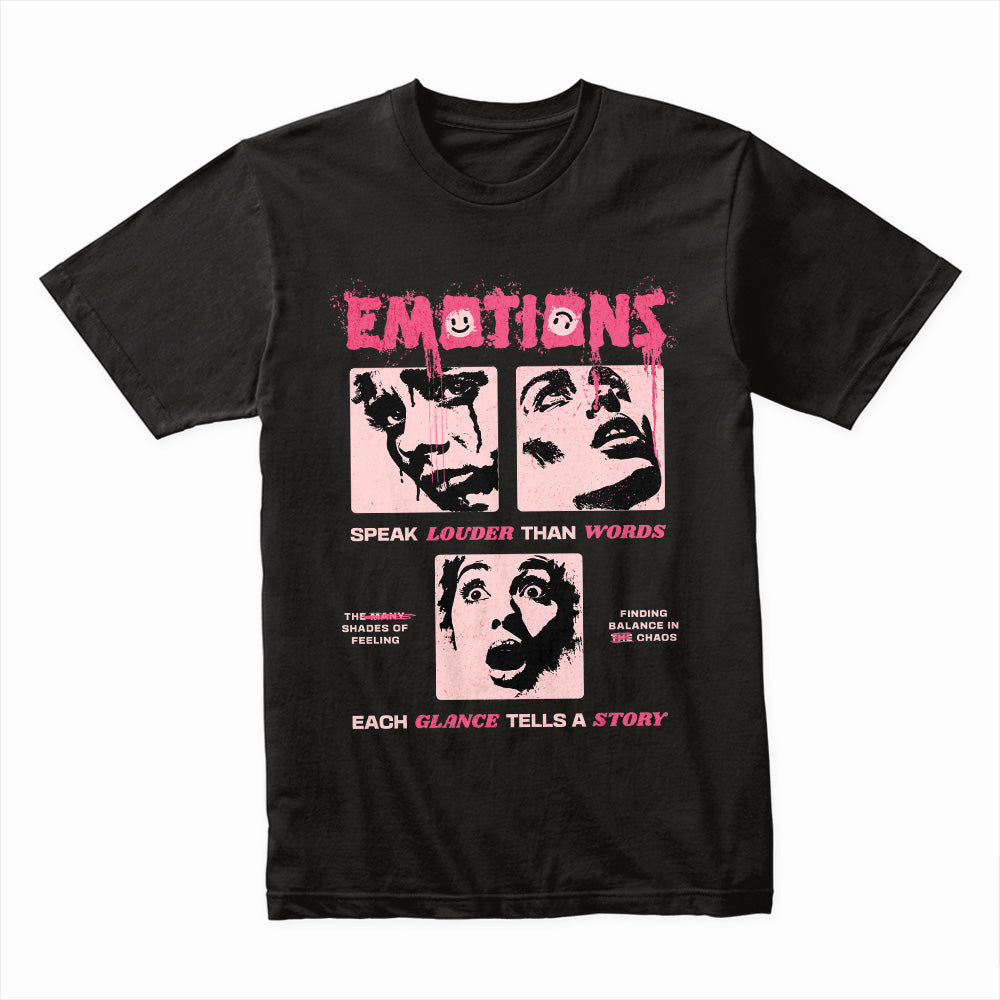 Visceral Glance: Emotions Unleashed Tee