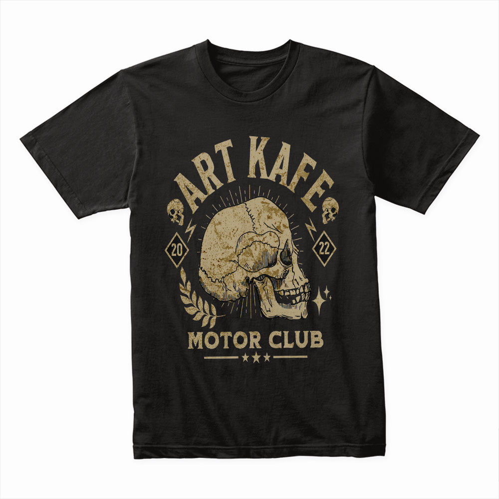 Skull Shift – Art Kafe Motor Club Tee