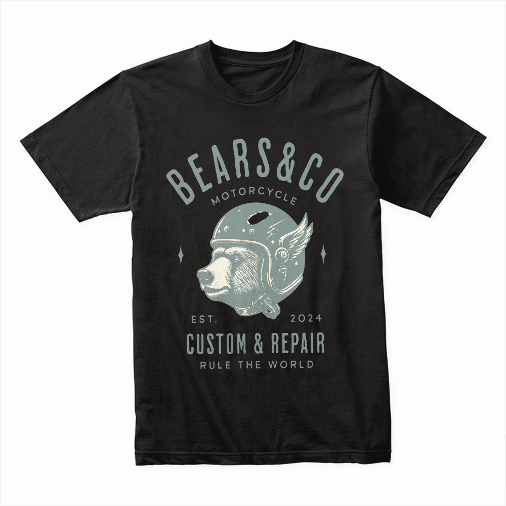BEARS & CO: Ride & Rule Motorcycle Tee