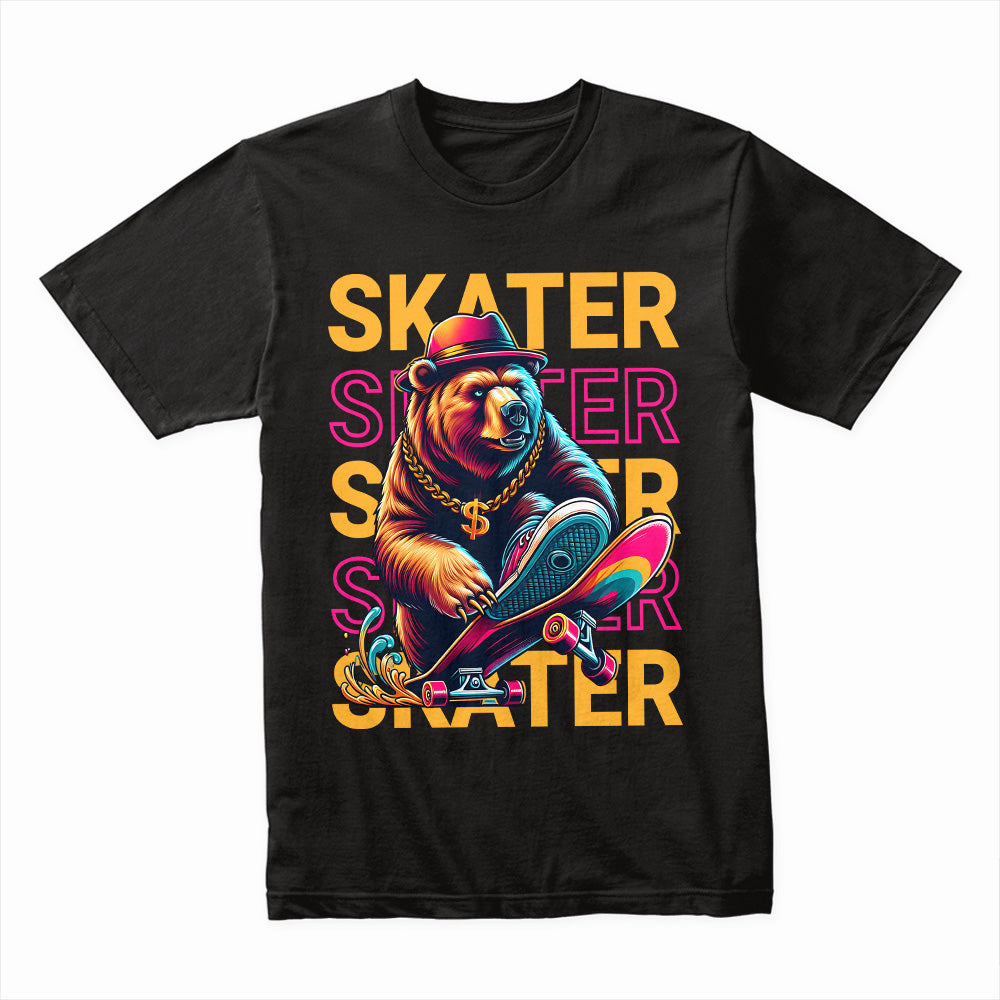 Urban Shredder: Skater Bear Street Style Tee