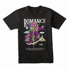 Vibrant Rose Graphic Tee
