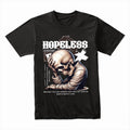 Echoes of Resilience: 'Hopeless' Skull Reflection Tee