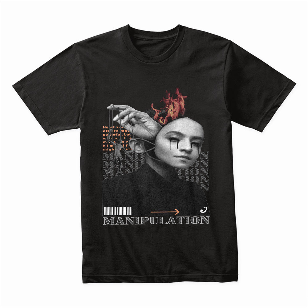 Puppet Flames: Manipulation Exposé Tee