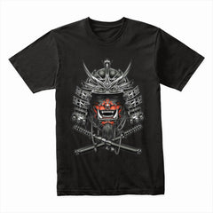 Wrathful Ronin: Crimson Oni Samurai Tee