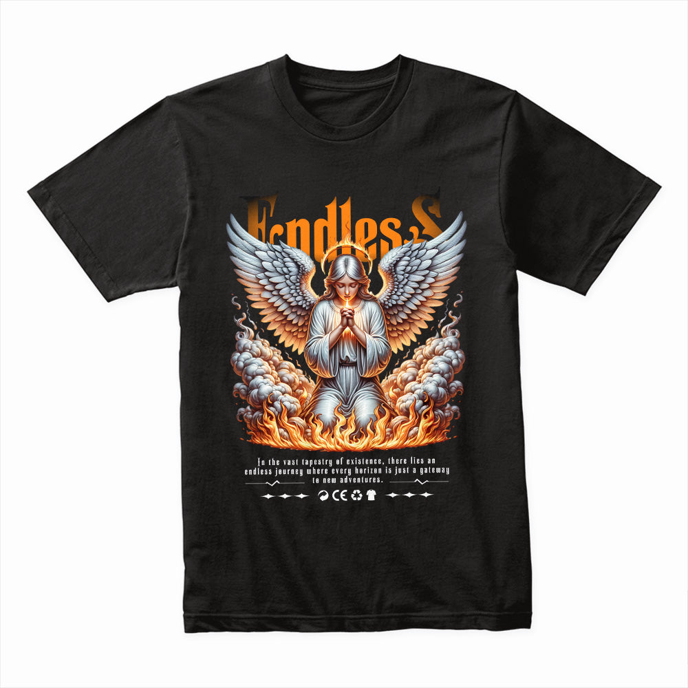 Eternal Horizons: Endless Journey Angel Tee