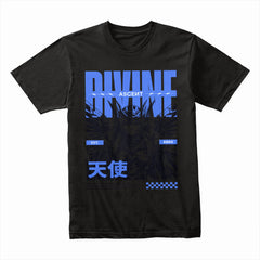 Divine Ascent: Neon Angelic Street Tee