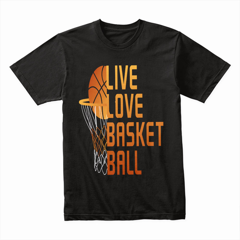 Hoop Dreams: Live Love Basketball Tee