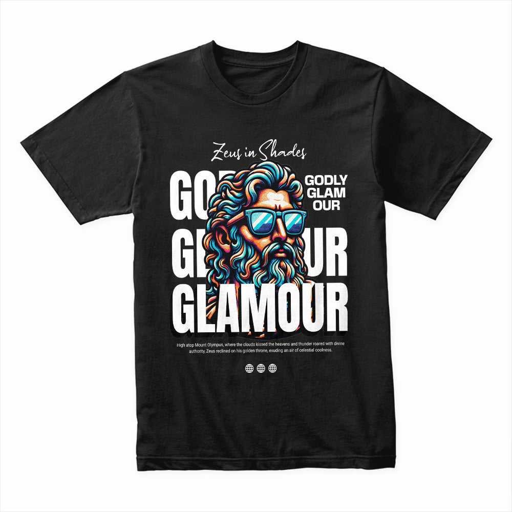 Zeus in Shades: Godly Glam Tee