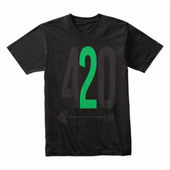 Elevated Arrow: Classic 420 Minimalist Tee