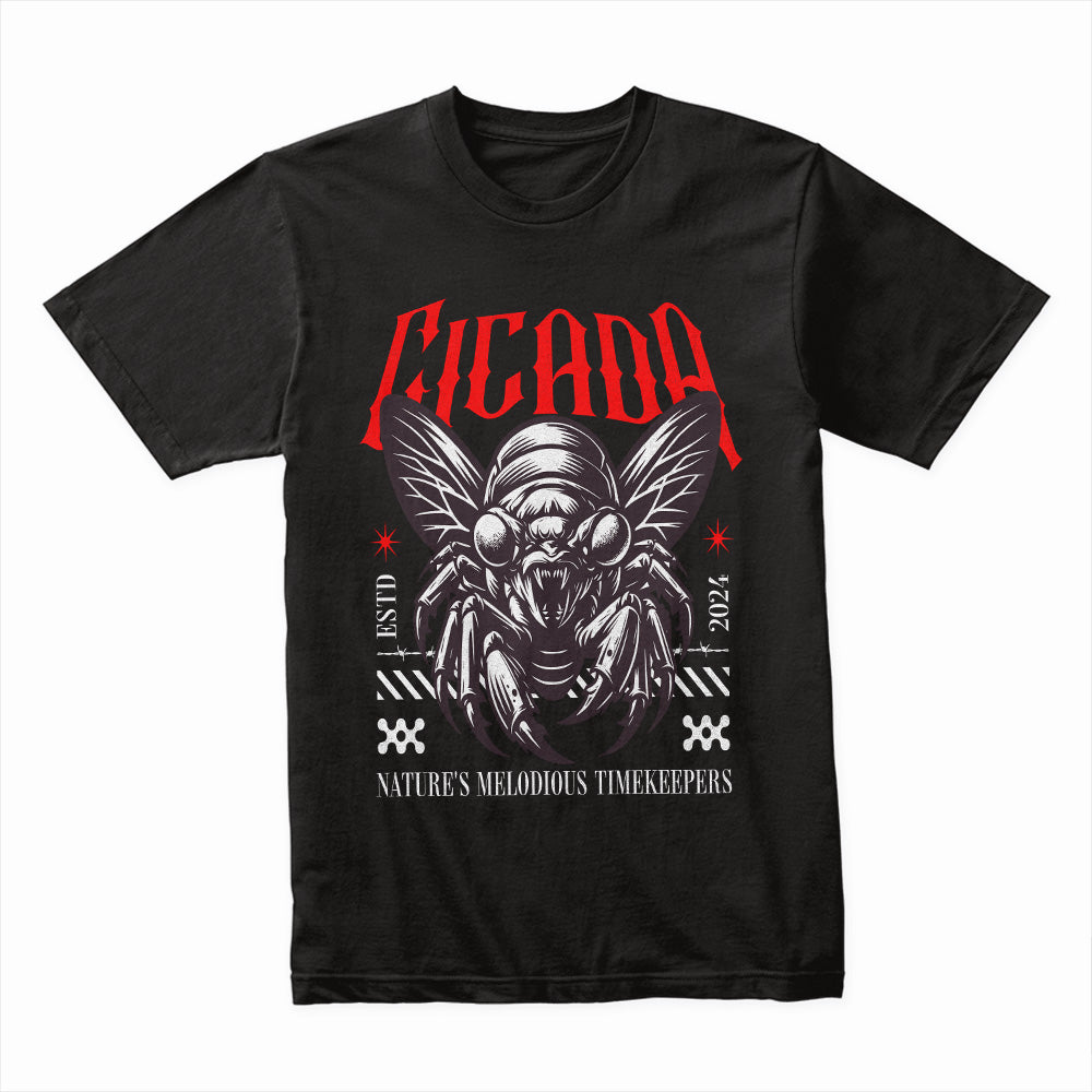 Cicada Reign – Nature's Rhythm Warrior Tee