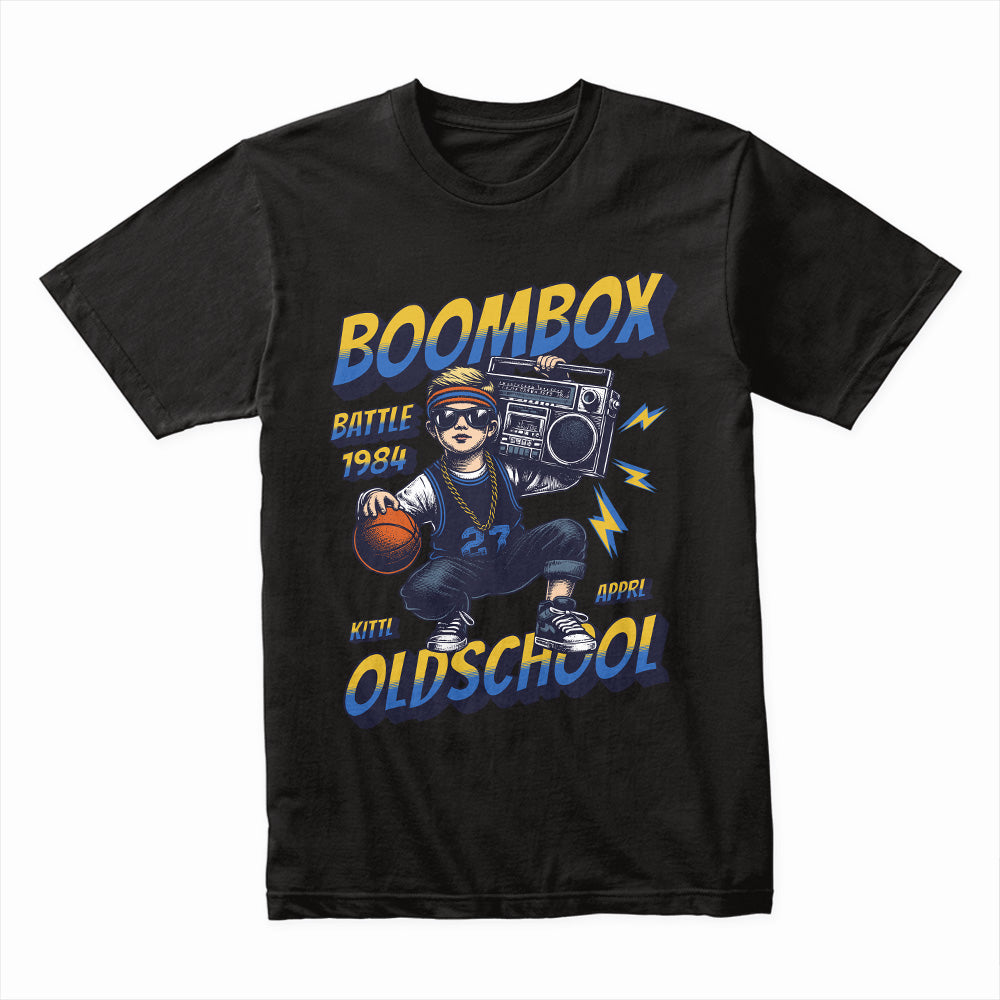 Retro Rewind – Boombox Battle '84 Tee