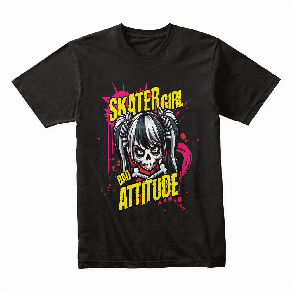 Skater Girl Savage – Bad Attitude Tee