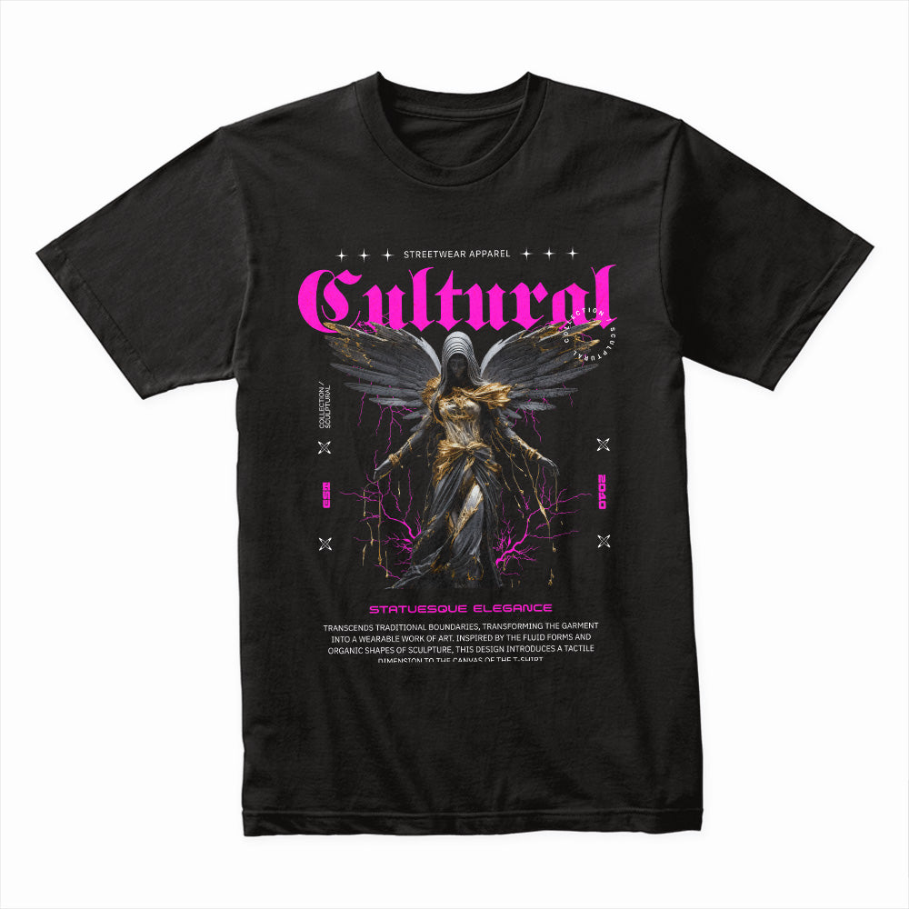 Cultural Guardian: Statuesque Streetwear Tee