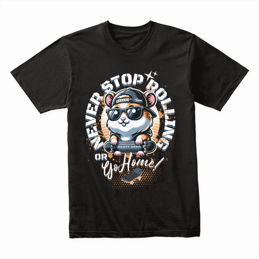 Rad Rodent: Never Stop Rolling Tee