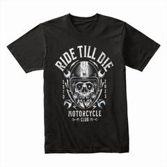 Eternal Throttle: Ride Till Die Motorcycle Tee