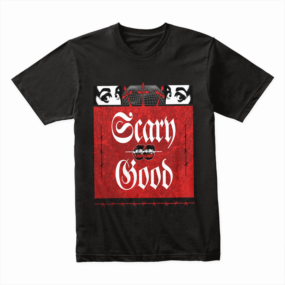 Scary Good – Gothic Bite Streetwear Tee