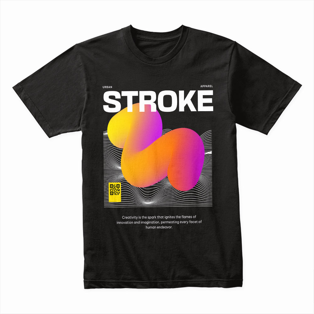 Stroke: Neon Wave Creative Tee