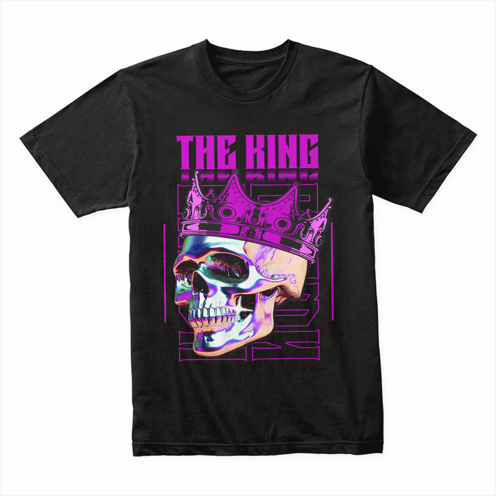 The King: Neon Skull Royalty Tee