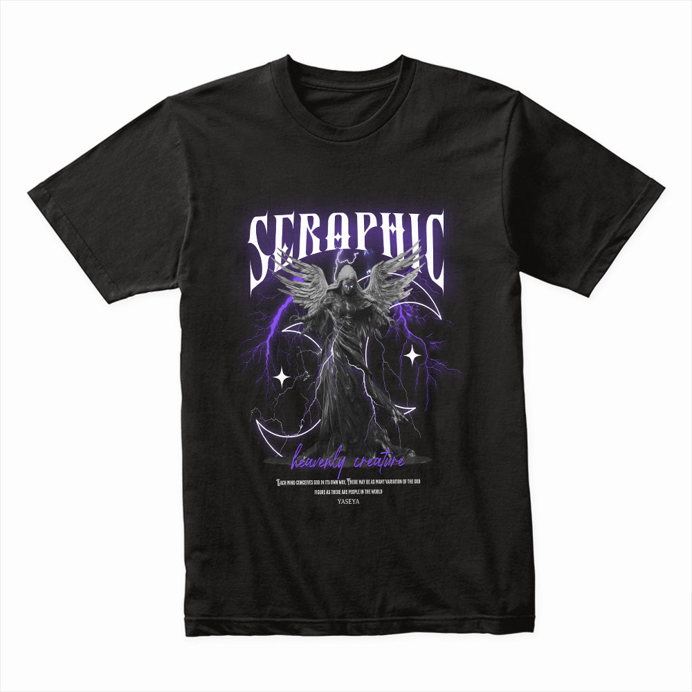Seraphic Ascend – Divine Storm Guardian Tee