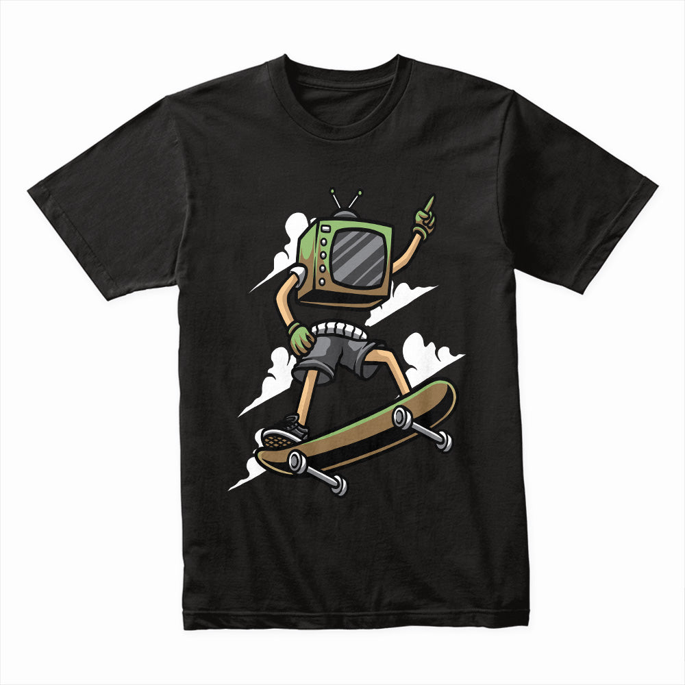Retro Skater: TV Head Ride Tee