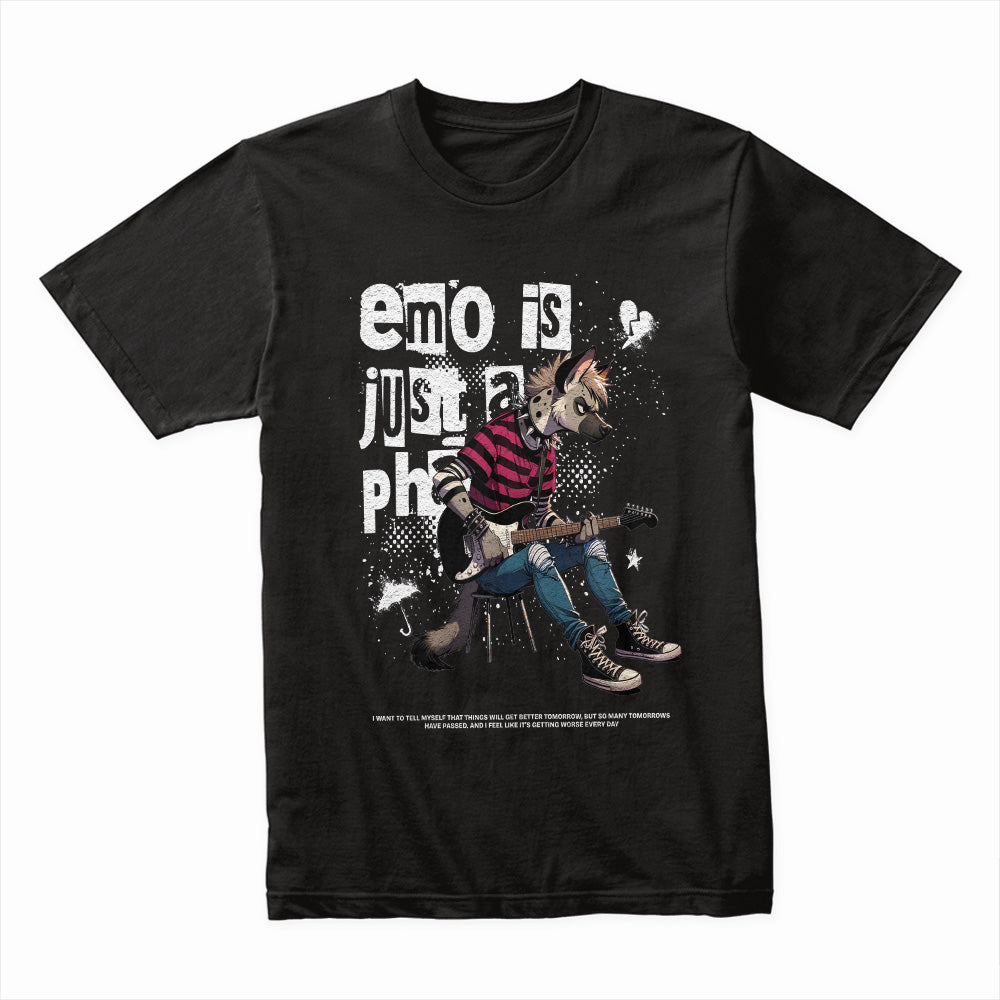 Heartstrings & Howls: Emo Phase Furry Tee