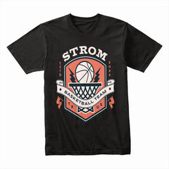 Storm Hoops: Vintage Basketball Team Tee