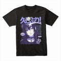 Neo-Noir Muse: Purple Tokyo Anime Tee