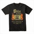 Dollar: The Strength" Fiery Skull Bill Graphic Tee