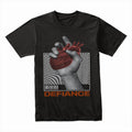 Crimson Defiance: Gripped Heart Statement Tee
