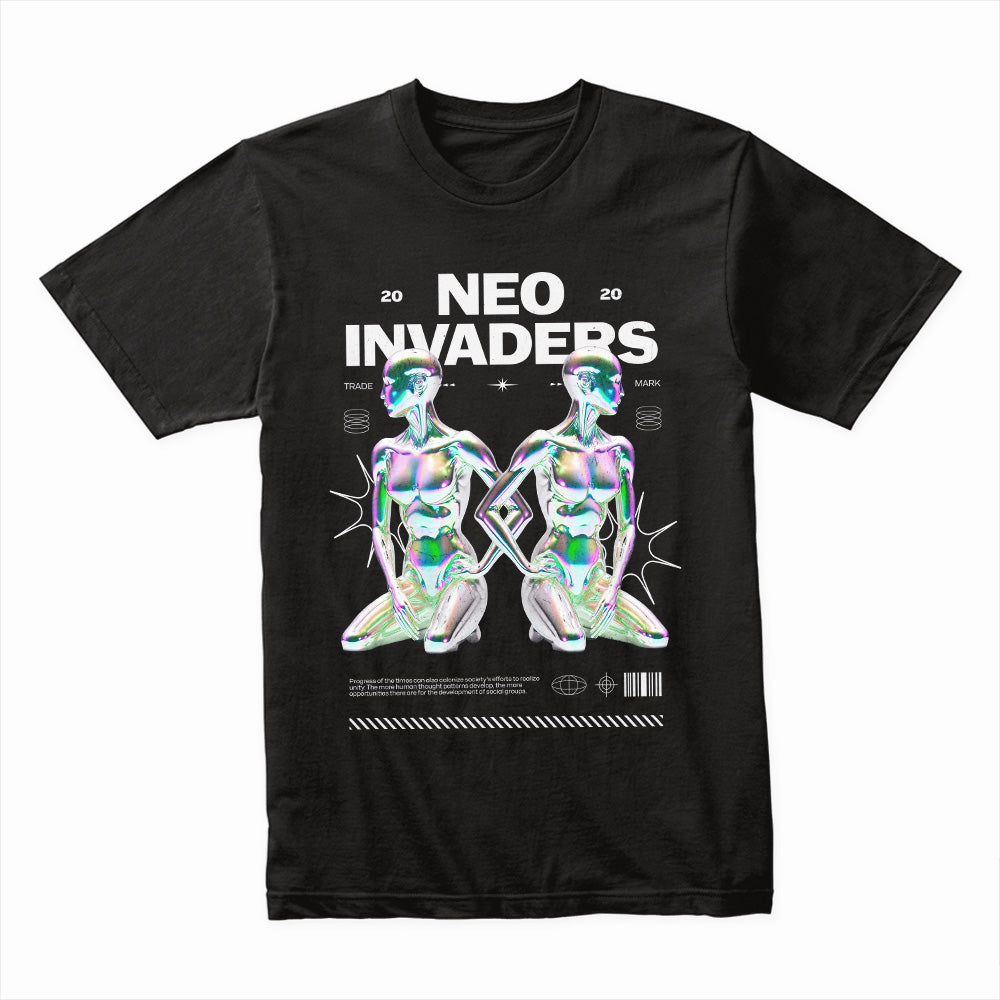 Neo Invaders 2020: Holographic Humanoid Tee