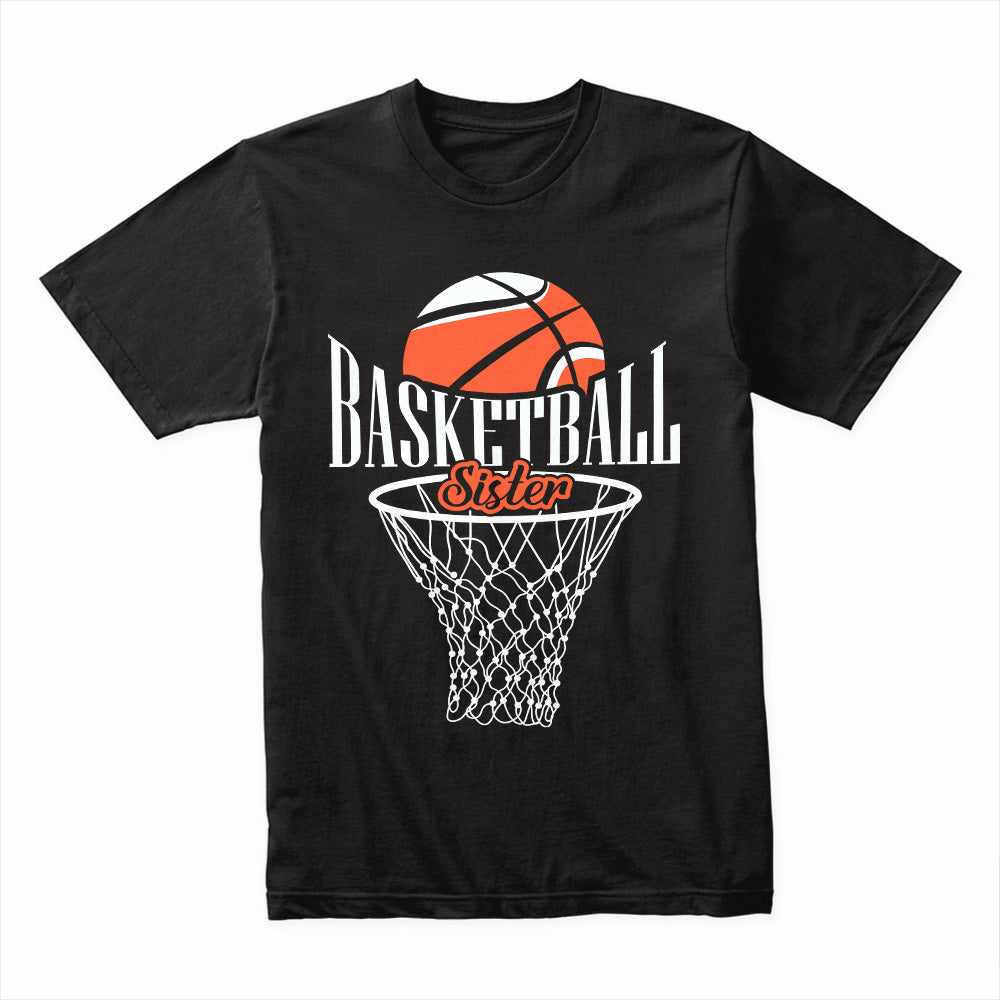 Courtside Sister Basketball Tee